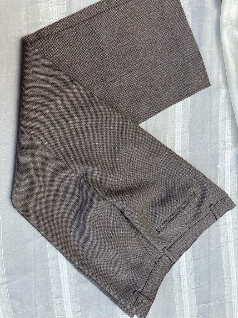 1970’s Levi’s action slacks polyester creased pant 34 x 28”